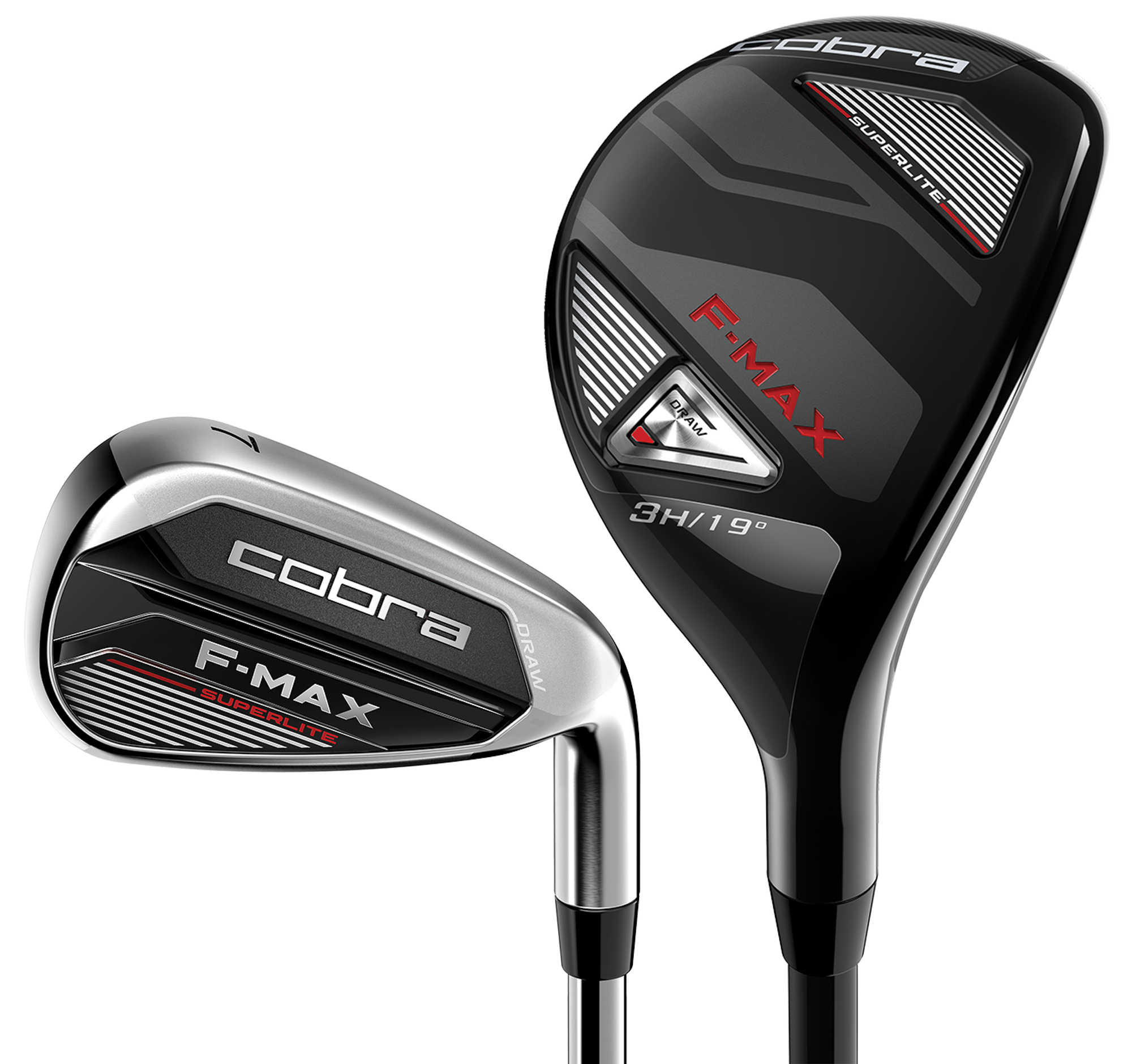 【新品】Cobra F-MAX SUPERLITE アイアン 7番 F-MAX 4-PW, SW Combo Superlite Iron Set with Graphite Shafts